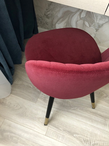 Стул на металлокаркасе Gabi green / black / silver фото покупателя 268