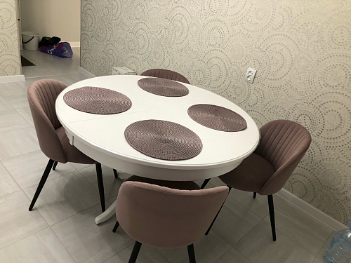 Стул на металлокаркасе Gabi 1 темно-серый / черный фото покупателя 262