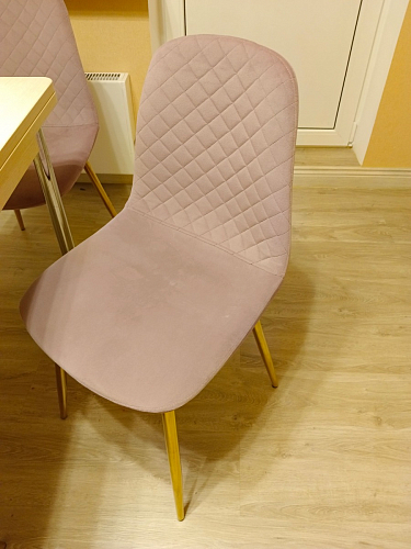 Стул на металлокаркасе Dabl 01 champagne / gold фото покупателя 81