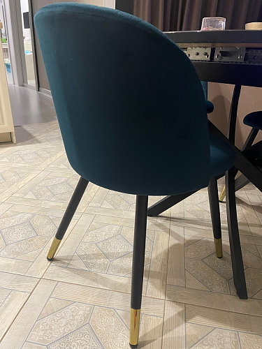 Стул на металлокаркасе Gabi gray / black фото покупателя 938