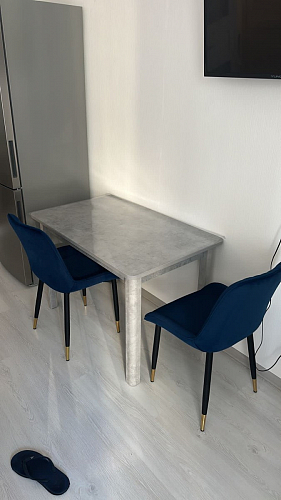 Стул на металлокаркасе Seda 1 latte / black / gold фото покупателя 48