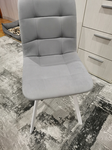 Комплект стульев Чилли 4 шт темно-серый / черный фото покупателя 265