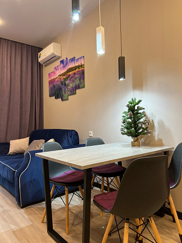 Стол раскладной Лота Лофт 120 25 мм юта / черный матовый фото покупателя 815