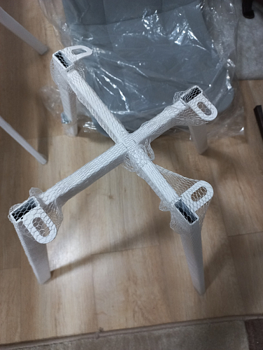 Стул на металлокаркасе Чилли бежевый / белый каркас фото покупателя 1348