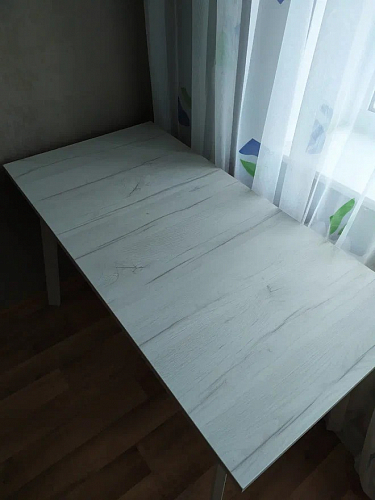 Стол Тринити Лофт 120 25 мм черный матовый / юта фото покупателя 2