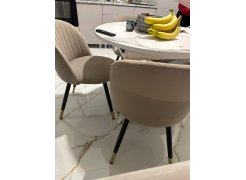 Стул на металлокаркасе Gabi 1 gray / black фото покупателя 584