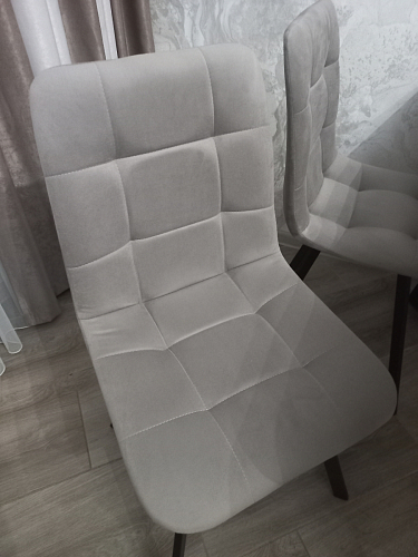 Стул на металлокаркасе Чилли синий / белый фото покупателя 908