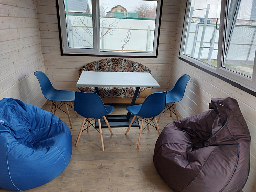 Стол на тумбе Мичиган Лофт 110х70 25 мм дуб делано темный / черный матовый фото покупателя 5