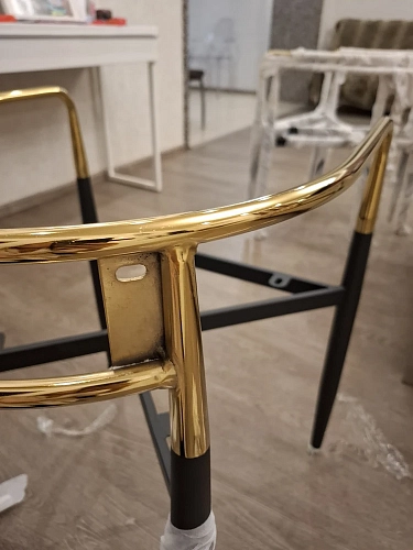 Кресло Lord gray / black / gold фото покупателя 3