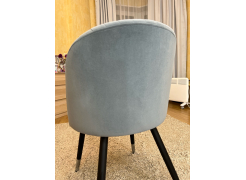 Стул на металлокаркасе Gabi blue / black фото покупателя 48