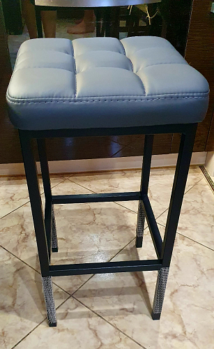 Барный стул Лофт катания минт / белый матовый фото покупателя 83