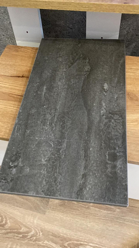 ТВ-тумба Эго Т-3 на ножках бетон светлый / белый глянец фото покупателя 43