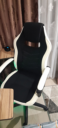 Компьютерное кресло Gamer черное / бежевое фото покупателя 164