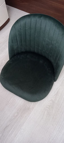 Стул на металлокаркасе Gabi 1 dark gray / black фото покупателя 936