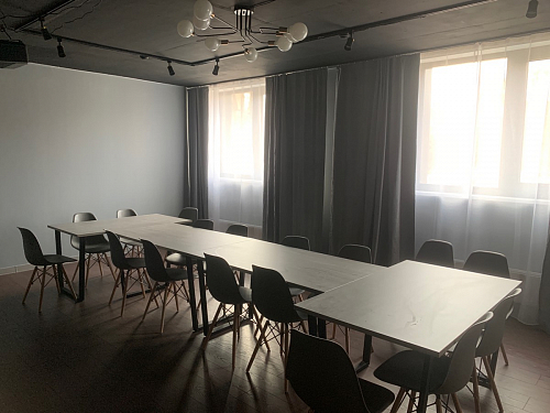 Стол Лота Лофт 140 25 мм черный матовый / бетон фото покупателя 900