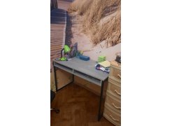 Письменный стол Леон Лофт дуб делано темный / черный матовый фото покупателя 19