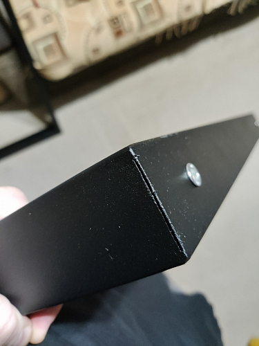 Стол Лота Лофт 140 25 мм черный матовый / бетон фото покупателя 378