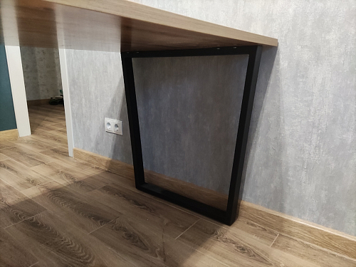 Стол раскладной Лота Лофт 120 25 мм юта / черный матовый фото покупателя 544