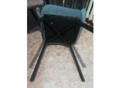 Стул на металлокаркасе Челси серый 02 / черный фото покупателя 186