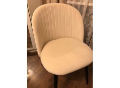 Стул на металлокаркасе Gabi 1 gray / black фото покупателя 782