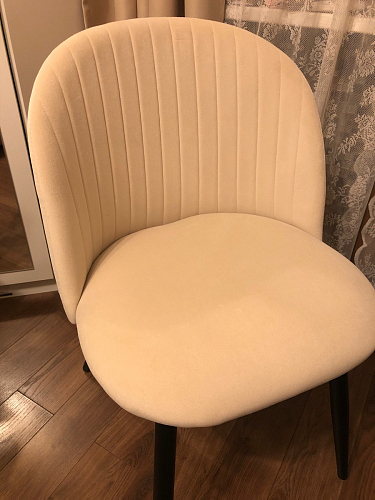 Стул на металлокаркасе Gabi 1 light purple / black фото покупателя 782