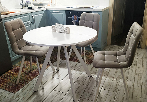 Комплект стульев Чилли 2 шт бежевый / черный фото покупателя 1538