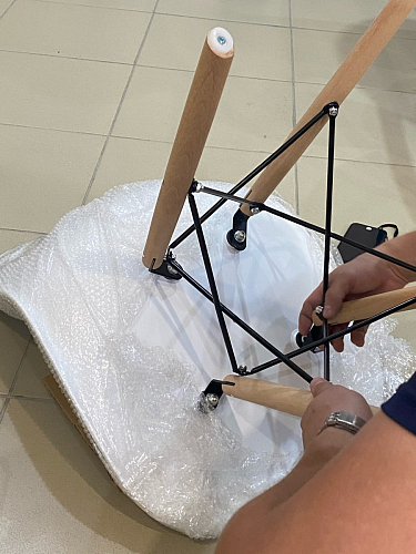 Стул Eames PC-015 yellow фото покупателя 413