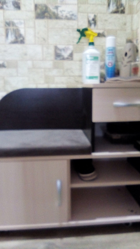 Обувница Аврора дуб млечный / венге фото покупателя 169