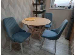 Стул на металлокаркасе Kora gray / black фото покупателя 244