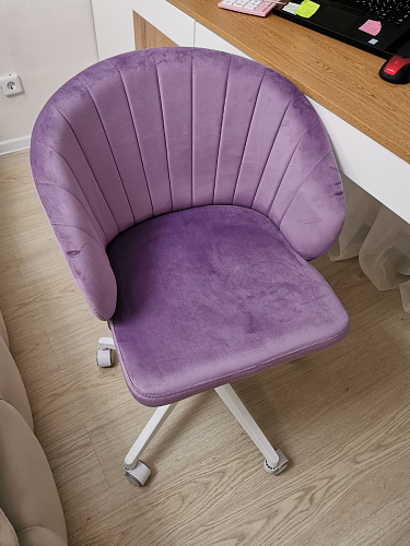 Компьютерное кресло Пард confetti silver серый / черный фото покупателя 86