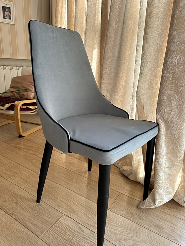 Стул на металлокаркасе Kora gray / black фото покупателя 273