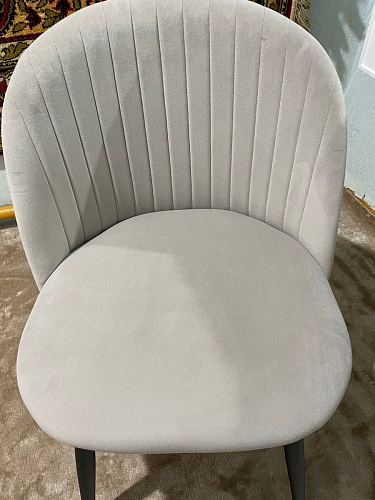 Стул на металлокаркасе Gabi 1 light blue / black / gold фото покупателя 471