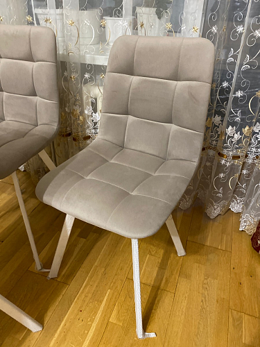 Стул на металлокаркасе Чилли К черный / зеленый фото покупателя 608