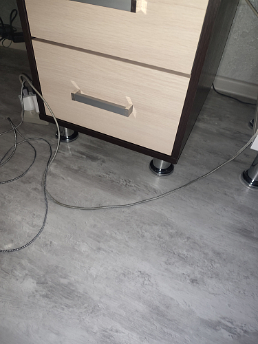 Стол компьютерный Джаз-15 правый дуб сонома / белый фото покупателя 4