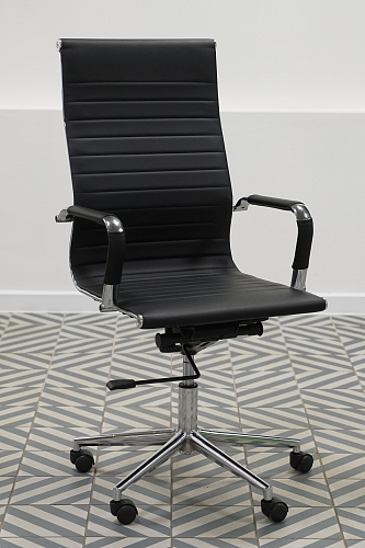 Компьютерное кресло Reus золотой / черный из шоурума 4