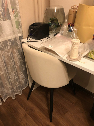 Стул на металлокаркасе Gabi gray / black фото покупателя 785