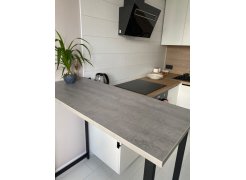 Барная стойка Дилан Лофт 120х40х90 бетон светлый фото покупателя 121