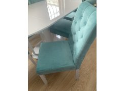 Стул Amelia white / fabric tiffany фото покупателя 14