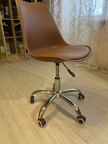 Компьютерное кресло Kolin с подушкой clear / white фото покупателя 97