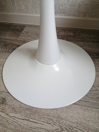 Стол Тулип 90х73 дуб вотан / белый  - Уцененный экземпляр фото покупателя 131