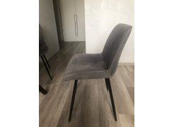 Стул на металлокаркасе Седа К крутящийся светло-серый  / белый фото покупателя 256