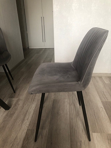 Комплект стульев Вейв 4 шт светло-серый / черный фото покупателя 256