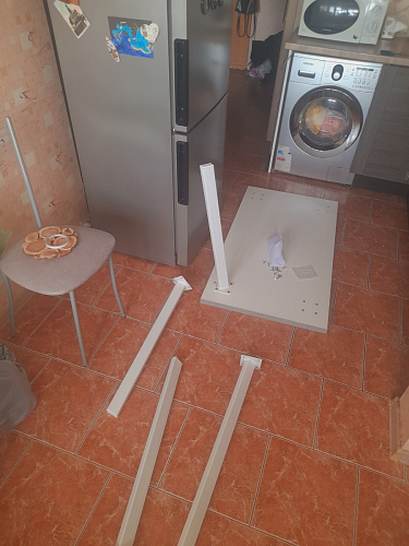 Стол Тринити Лофт 120 25 мм черный матовый / юта фото покупателя 128