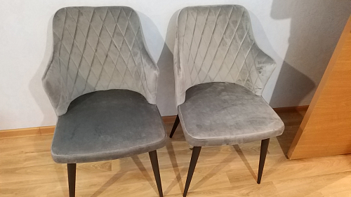 Стул на металлокаркасе Velen dark blue фото покупателя 10