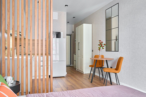 Стул на металлокаркасе Дани П бежевый / черный фото покупателя 22