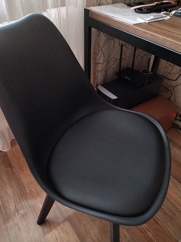 Деревянный стул Bonuss black / black фото покупателя 107