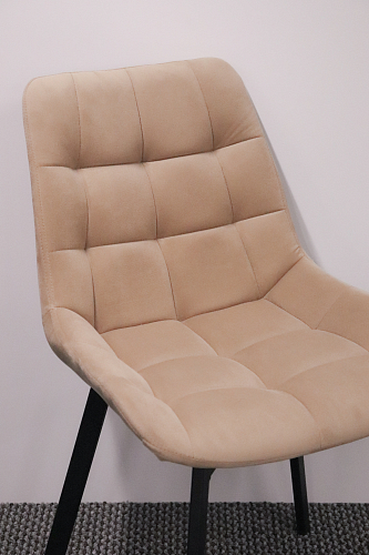 Стул на металлокаркасе Челси К бирюзовый / черный из шоурума 6