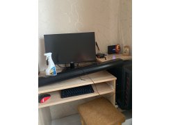 Компьютерный стол Джаз-24 левый белый фото покупателя 89