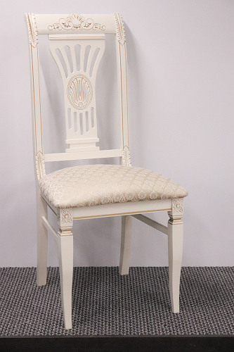 Стул Roy W/З молочный с патиной из шоурума 1