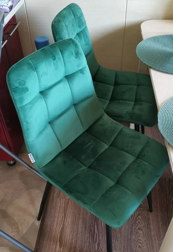 Стул на металлокаркасе Чилли бежевый / белый каркас фото покупателя 880